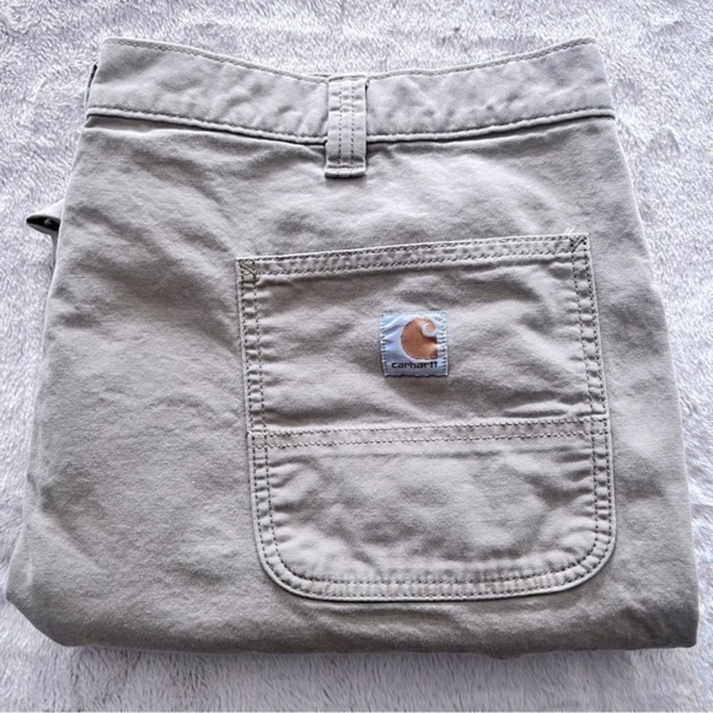 Carhartt mens tan relaxed fit pants size 44 X 32